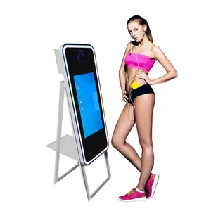 Magic 2023 Machine Picture Shell Master Printing Portable Professional Selfie Photo Booth Mirror 70 Inch