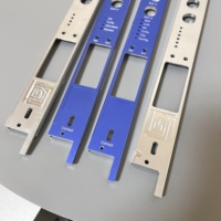 Panel Frontal de Aluminio Anodizado Personalizado, Lámina de Acero Inoxidable Mecanizada por CNC, Módulo de Interfaz, Placa Frontal con Orificios, Ventana LCD 6000