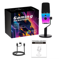 Micrófono Dinámico USB XLR MV5 para Juegos, Streaming, Podcast, Transmisión, Grabación, Micrófono de Estudio de Escritorio para PC y Mac