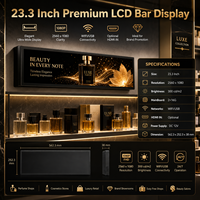 Monitor de Señalización Digital con Pantalla LCD Comercial Extensible, con Ángulo de Visión Completo, para Exhibición de Promociones en Supermercados