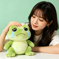 Peluche personnalisée lumineuse MainCute : Requin, Aubergine, Toast, Grenouille, Capybara, Lune