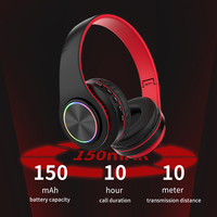 Casque sans fil pliable BT5.0, casque stéréo léger avec micro