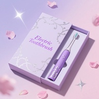 Nouvelle brosse à dents électrique tendance 2025 avec logo personnalisé pour adultes et enfants, emballage de luxe en éponge, cadeau de beauté doux en papier