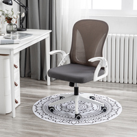Chaise de bureau ergonomique élévatrice de luxe moderne, confortable, chaise pivotante d'ordinateur en tissu maillé, chaise de lecture réglable en hauteur pour enfants