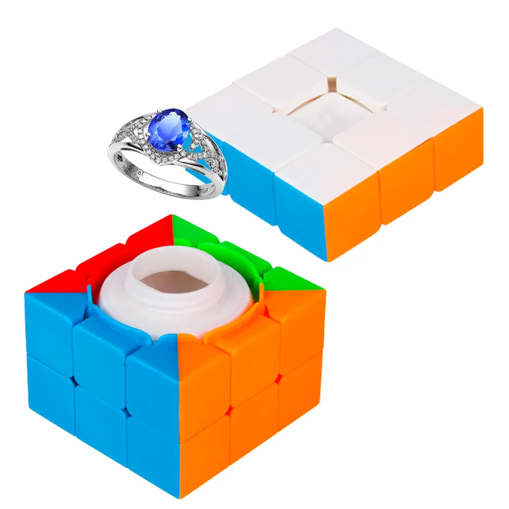 Ensemble de Mini Cubes de cadeaux de fête, Puzzle Cube écologique, matériau sûr avec des couleurs vives, fête