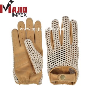 Gants en cuir de vache véritable, pour hommes, excellente qualité, rayures, tenue de tous les jours - Product Image 1