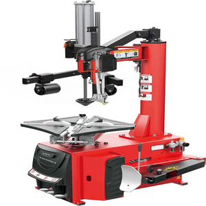 Changeur de pneu sans levier avancé avec deux cylindres pneumatiques, moteur onduleur et bras d'assistance pour les pneus à plat - Product Image 1