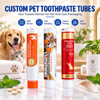 Emballage de tube de dentifrice en aluminium-plastique non toxique avec bouchon à vis, approuvé pour le contact alimentaire, logo personnalisé, impression UV, marque HaoShuoDa