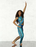 Tenue de majorette pour femmes adultes, design gratuit, maille, paillettes, franges, bleu, combinaison de danse, uniforme de danse bleu
