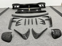 Convient pour Mercedes Benz W223 Upgraded M-type Dry Carbon Fiber Front and Rear Diffuser Side Skirts and Rear Spoiler Body Kit