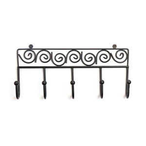 الأسود المعادن الحائط معطف الرف جدار معدني مفتاح حامل الحديثة شماعة مغطاة بالمعدن جدار السنانير - Product Image 6