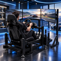 Simulateur de conduite de voiture électrique VR complet avec pédalier de karting de drift pour aires de jeux intérieures, salles d'arcade, centres commerciaux et parcs sportifs