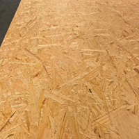Panneau de construction en OSB2 OSB3 (panneau à fibres orientées) pour extérieur, 9 mm, 11 mm, 12 mm, 18 mm, surface finie