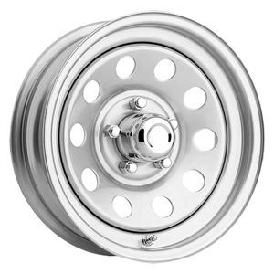 Jante en acier inoxydable 13x4.5 argentée 5x114.3 pour remorque de bateau - Product Image 1