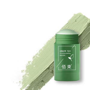 Green Tea Solid Mask Deep Cleansing Mask Moisturizing Mud Mask Acne Moisturizing Moisturizing Oil <strong>Control</strong>