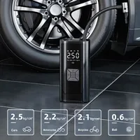 Wireless Style Electric Air Pump 6000mAh 150PSI Digital Screen Tyre Inflator for Car Motorcycle Bicycle Ball