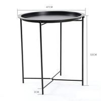 Table basse moderne en métal économique pour le salon