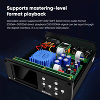 BRZHIFI DV20C Amplificateur audio numérique tout-en-un avec lecteur CD Hi-Fi, DAC USB DSD sans perte, tension personnalisable, tourne-disque numérique DIY