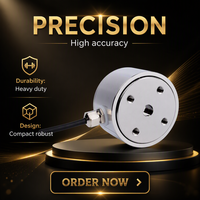 Sensor de fuerza de compresión de alta resistencia, transductor de presión de alta precisión para pesaje, serie de torsión estática con montaje con brida