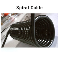 Lskabel Câble spiralé PUR TPU hautement flexible pour équipement de manutention et outils électriques