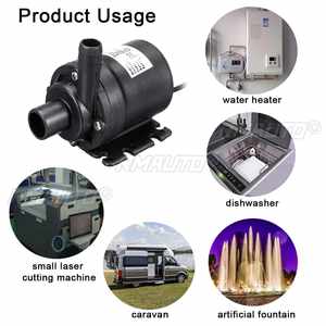 Bomba de agua de circulación DC 12V/24V, 5M, 800L/H, motor solar sumergible sin escobillas para sistema de refrigeración, fuentes y calentadores - Product Image 2