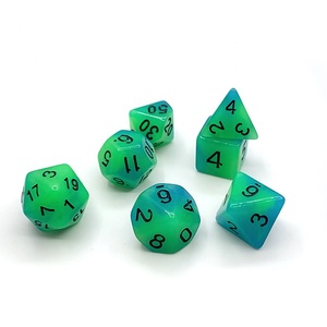 Polyédriques Lueur Dés Mdn Dés Sac D'opp Résine Donjon et Dragon Acrylique MDN Jeux 16mm <span class=keywords><strong>10</strong></span> Garanti 4-20sides CN;GUA Rond YSA-4 - Product Image 1