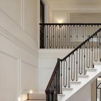 Rampe d'escalier en fer forgé anti-corrosion pour la maison