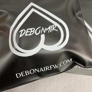 Bolsas de Plástico Negras de PE con Cierre Ziplock, Ecológicas, Transparentes, para Empacar Ropa, con Logotipo Personalizado Impreso - Product Image 2
