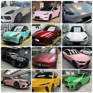 <span class=keywords><strong>Film</strong></span> de protection pour voiture en PVC bleu fumé de style diamant, effet de changement de couleur, anti-rayures, design en rouleau, pour une protection quotidienne de la voiture - Product Image 3