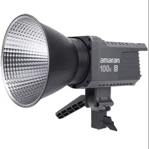 Aputure lampu tembak Video Live 100d 100x S, lampu perekam potret Studio fotografi kecantikan 100W Almonda 100x S dengan kerah dapat disesuaikan