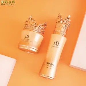 hot sale cosmetics packaging containers set skincare bottle packaging luxury lotion pump bother skin care serum cream jar