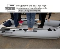 Plancher de matelas de pont d'air 147*78 cm pour le canoë-kayak bateau de pêche plancher d'air gonflable en PVC résistant à l'usure pour la marine solaire MC230