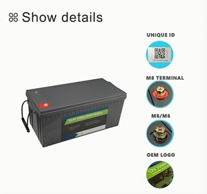 Batería Lifepo4 de Ciclo Profundo de 24 Voltios y 120ah/150ah, Precio de Fábrica Lithtech, Batería de Iones de Litio de 25.2v Recargable para Energía Solar - Product Image 2
