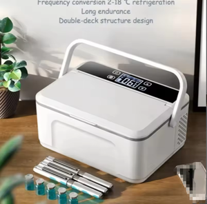 Caja de Insulina Portátil de Doble Compartimento, Refrigerador de Insulina Recargable Pequeño para Coche, Hogar y Viajes - Product Image 3