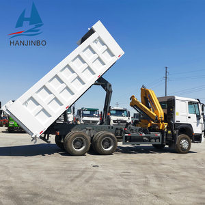 Gunai — <span class=keywords><strong>camion</strong></span> à <span class=keywords><strong>benne</strong></span> Howo 6*4, 371hp ou 375hp, avec <span class=keywords><strong>grue</strong></span>, nouveau, <span class=keywords><strong>camion</strong></span> à <span class=keywords><strong>benne</strong></span> - Product Image 5