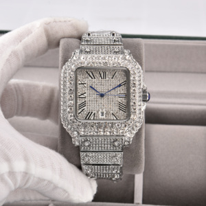 Nuovi <span class=keywords><strong>Orologi</strong></span> Quadrati <span class=keywords><strong>da</strong></span> Uomo 2026, Orologio di Lusso con Diamanti, Edizione Grigio Ghiaccio, <span class=keywords><strong>Orologi</strong></span> <span class=keywords><strong>da</strong></span> <span class=keywords><strong>Polso</strong></span> <span class=keywords><strong>al</strong></span> <span class=keywords><strong>Quarzo</strong></span> per Coppie, Vendita all'Ingrosso - Product Image 2