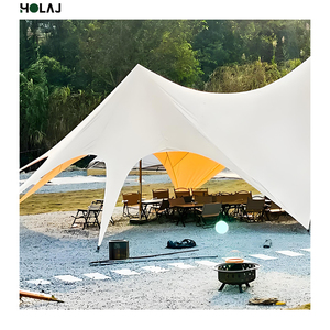 Tente innovante en forme d'étoile pour les séjours en plein air dans les centres de glamping avec tissu résistant aux intempéries, parfaite pour l'expérience d'observation des étoiles - Product Image 6