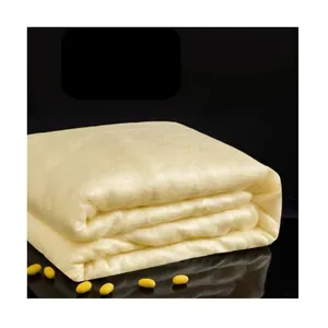 Hữu cơ tự nhiên 100% dâu tằm tơ Vàng nguyên liệu sợi bông/Trám/cảm thấy/batting cho Quilt Comforter Duvet gối