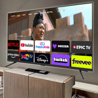 OEM 50 pulgadas Smart LED TV Full HD 1080P 2K Android TV con interfaz LAN de pantalla plana para hoteles