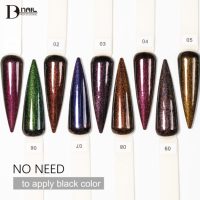 Gel Polish BD Galaxy Broken Diamond Scintillant, Non-Grisonnant, Réfléchissant et Coloré pour Nail Art