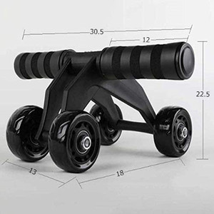 Rana Rebound automatica <span class=keywords><strong>per</strong></span> ruota con supporto <span class=keywords><strong>per</strong></span> gomiti e impugnature <span class=keywords><strong>in</strong></span> schiuma EVA Home Gym attrezzature <span class=keywords><strong>per</strong></span> Core Abs Workout Unisex - Product Image 4