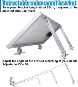 5KW 10KW 15KW năng lượng mặt trời bảng điều khiển lan can gắn khung năng lượng mặt trời phẳng mái dằn bảng điều khiển mặt đất giá gắn hệ thống năng lượng - Product Image 2