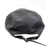 Venta al por mayor Running Camp Sport Cap Logotipo personalizado 5 Panel Nylon Flat Bill Unstructured impermeable Laser Cut Hole Hat