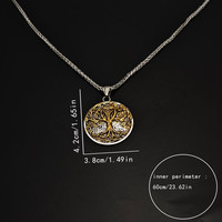 Colliers ras du cou pour hommes, style rétro nordique viking, pendentif arbre de vie, nouvelle tendance bijoux