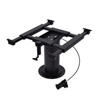 Pied de table télescopique en aluminium MEIDI RV 360 °   Socle rotatif en alliage d'aluminium