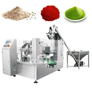 100g 250g 1kg small spout pouch powder protein sugar food curry mirchi powder milk chilli powder packing machine