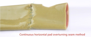 La caposala degli studenti di medicina nella specialità medica insegna l'insegnamento della sutura del silicone del modello di sutura intestinale - Product Image 4