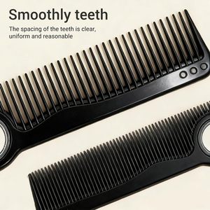 Peigne de barbier personnalisé avec logo, résistant à la chaleur, à queue pointue, à dents fines, pour salon de coiffure, coiffage, coupe, peigne à queue de rat - Product Image 5