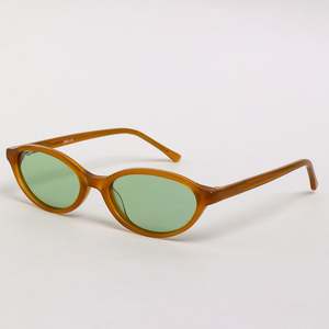 Lunettes de soleil polarisées ovales vintage personnalisées avec logo 2025, verres TAC, protection UV400, monture en acétate, petite monture, pour hommes et femmes - Product Image 1