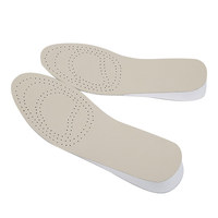 Semelles invisibles unisexes EVA pour augmenter la hauteur, Double semelles en cuir de vache pour hommes et femmes